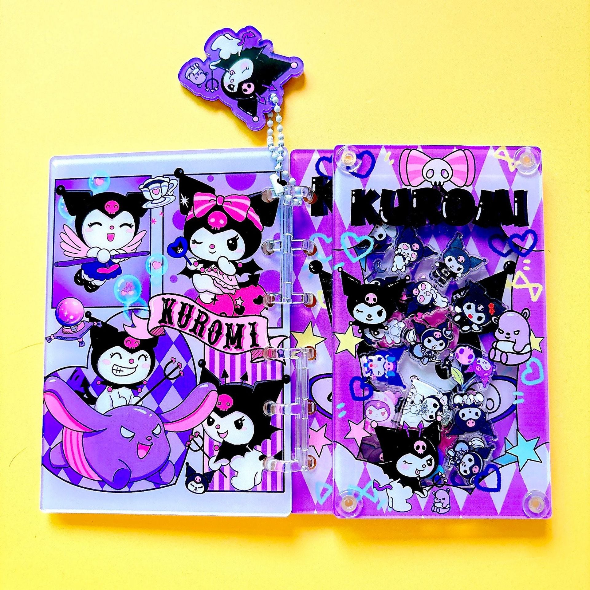 Wholesale acrylic shake book notebook loose-leaf book DIY A7 A5 Size OLY Exclusive